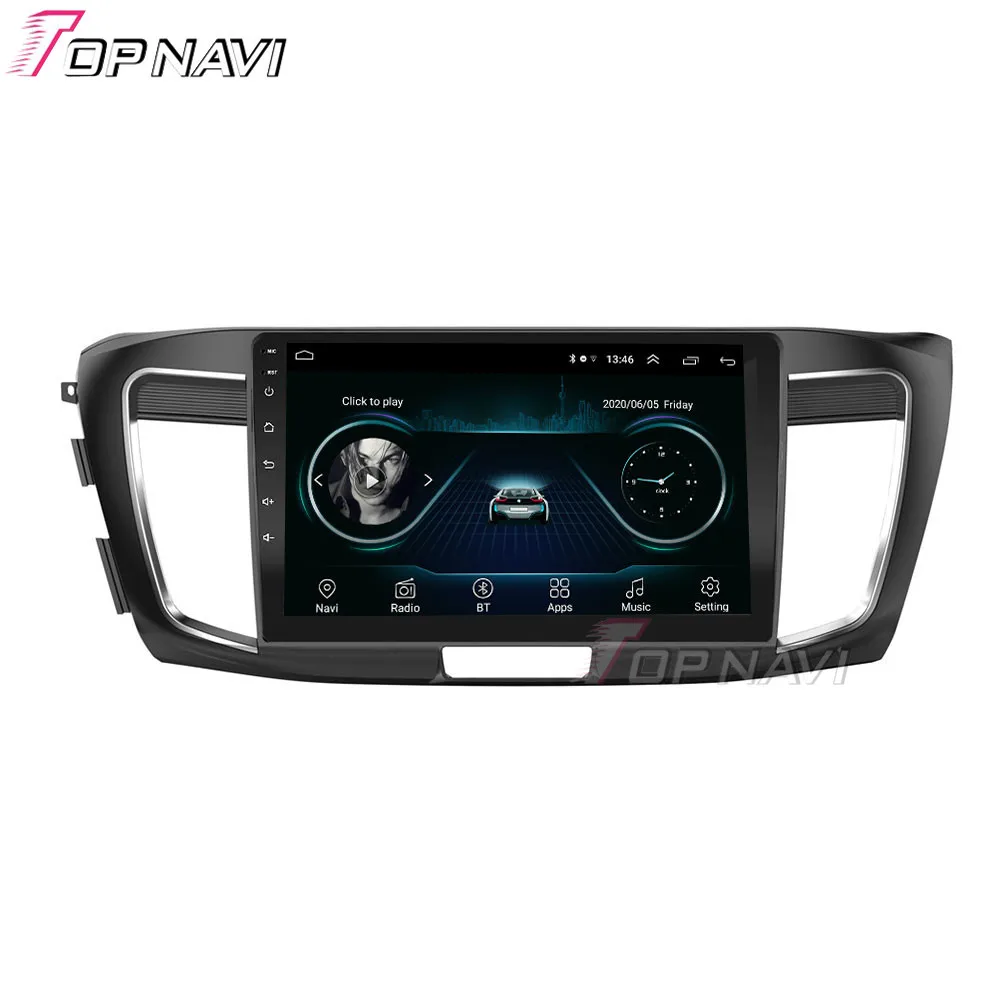 Автомобильный мультимедийный плеер 10 1 дюйма IPS для Honda Accord 9 Android 0 автомобильное радио с GPS Wifi 2014 2017 DVR Видео