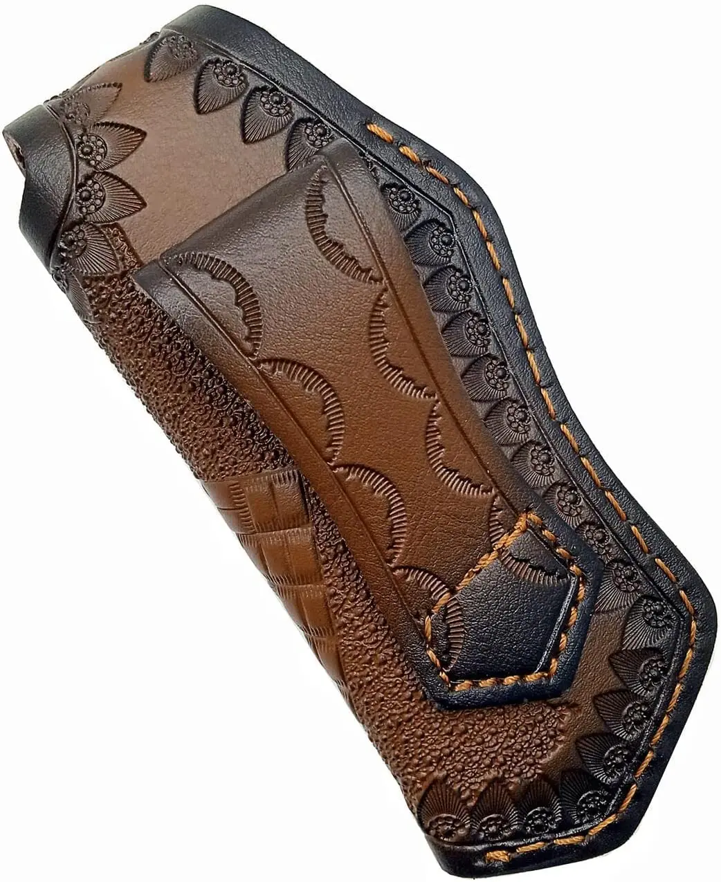 High Quality Leather Folding Pocket Knife Sheath Leather Knife Pouch for Buck 110 Knife Holster Sheaths Dark Brown