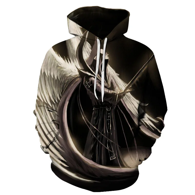 Custom Logo 3D Printed Hoodie Anime Oversize Pullover Washed Polyester Men Male Streetwear Sublimation Sweatshirt Hoodies