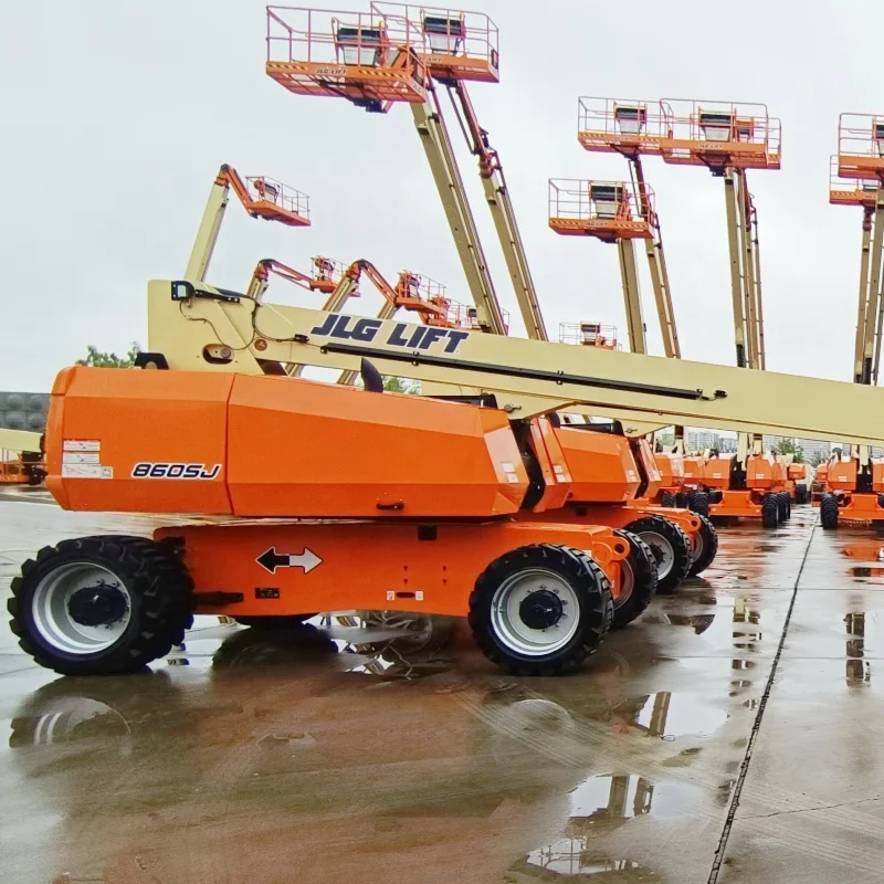 Дешевые оптовая продажа гидравлический телескопический подъемник 22 м 24 26 JLG860SJ для строительства зданий