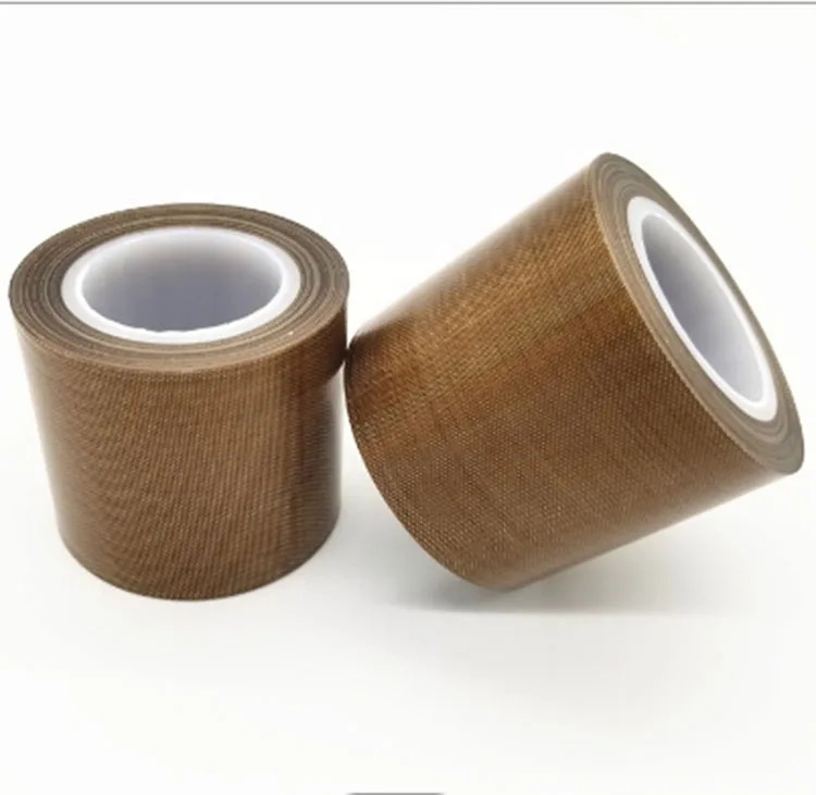High Temperature Insulation PTFE Coated Fiberglass adhesive Tape PTFE Fabric Adhesive Tape