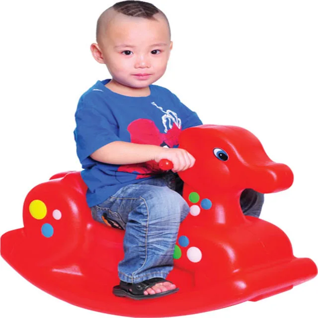 Custom Outdoor Amusement Park Equipment Popular Cheap Price Plastic Ride On Car Toys Riding Horse For Kids