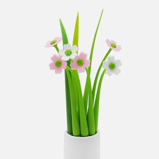 Creative Silicone  grass leaf pen ball point pen  can Custom  logo