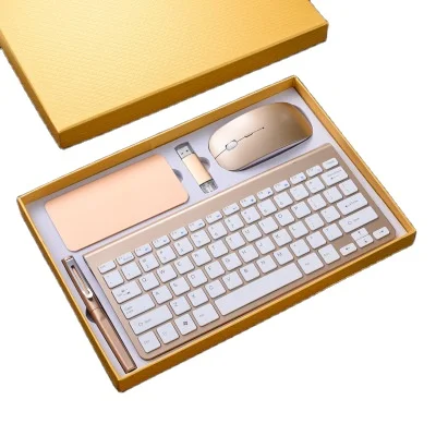 Executive Gifts Pen USB Power Bank Wireless Keyboard Mouse Mens Business Gift Box Set Luxury for Boyfriend