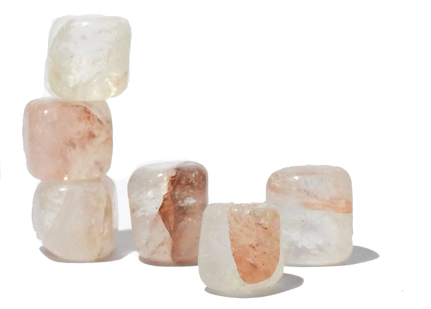 Lolite фантомный кварцевый барабанный камень кристалл чакры лечебный