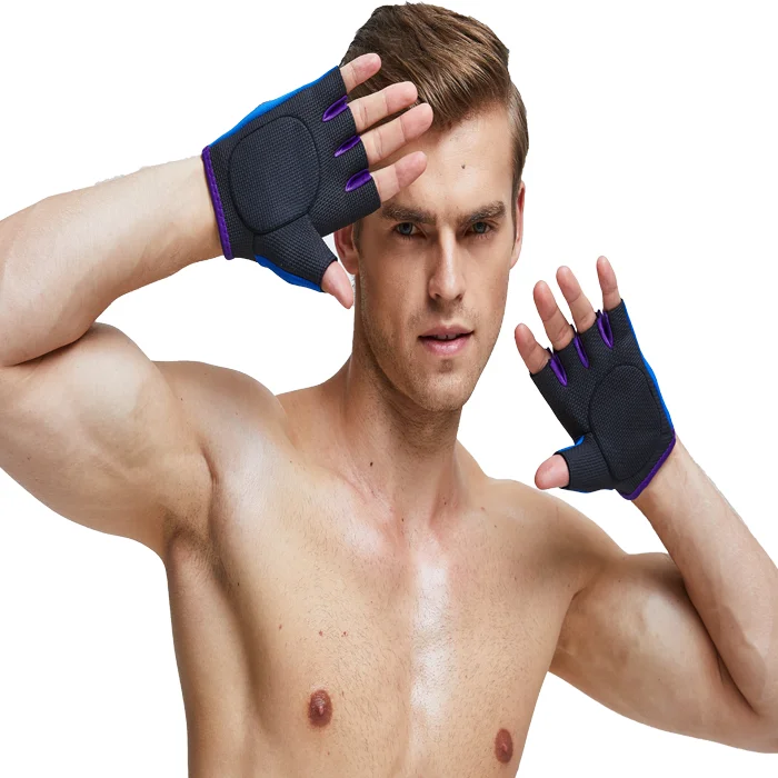 Half Finger Gloves Workout Bike Sports Gloves and Breathable Racing Gloves