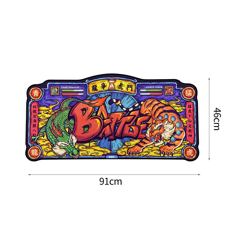 
BUBM Manufacturer OEM Custom Chinoiserie Style Large Sublimation Gaming Desk Mousepad 