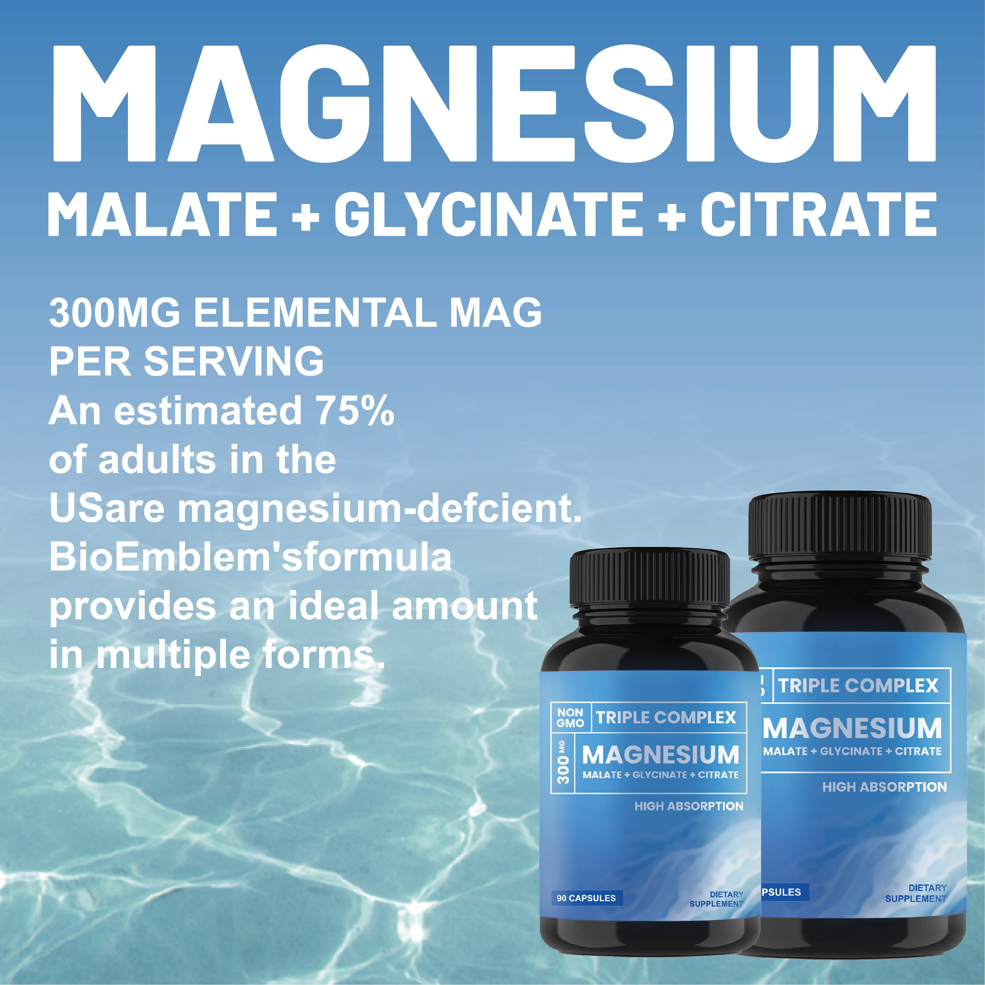 WELLBODY OEM/ODM magnesium complex capsules supplement Vitamins Citrate Threonate Vegan 500mg Magnesium Capsules