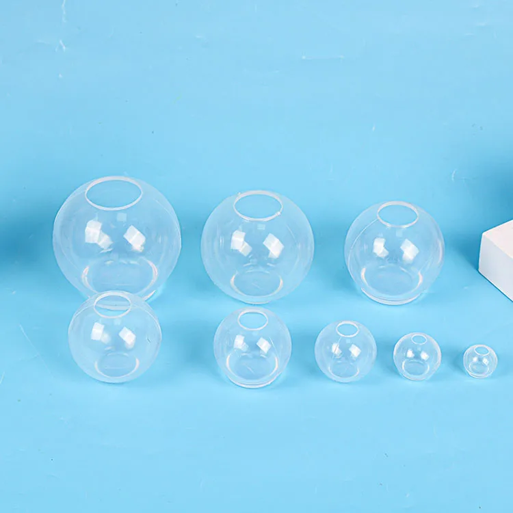 Transparent Sphere Silicone Resin Molds 20-100mm Round Ball Epoxy for Jewelry Soap Candle Crafts Making