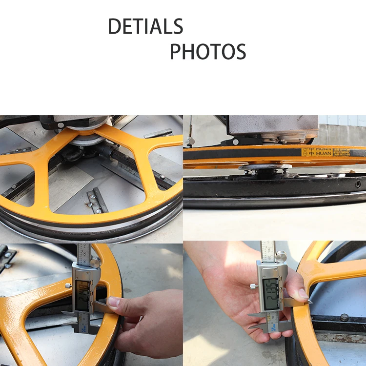 CT424 mini small concrete edge trimming power trowel machine 24 inch