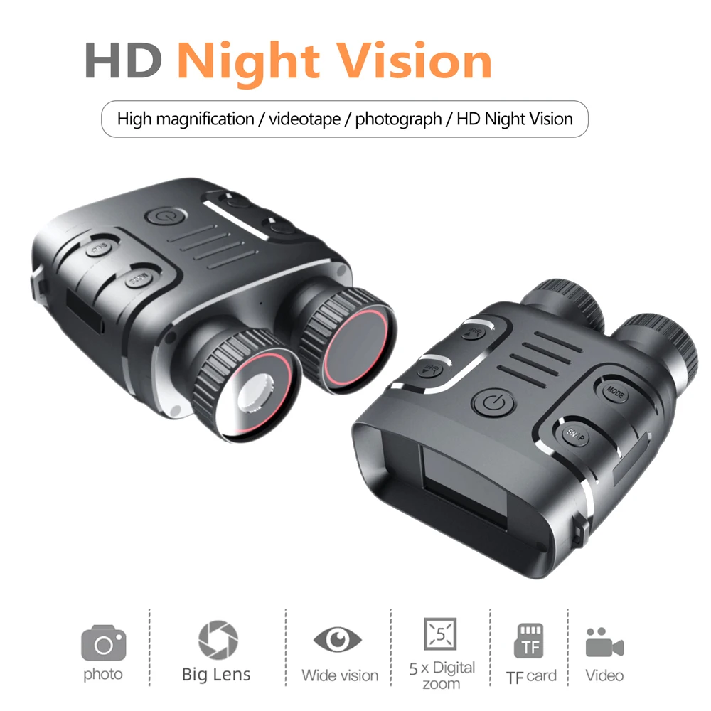 5x 25mm Night Vision Binocular , HD Digital Zoom Camera Night Vision Device