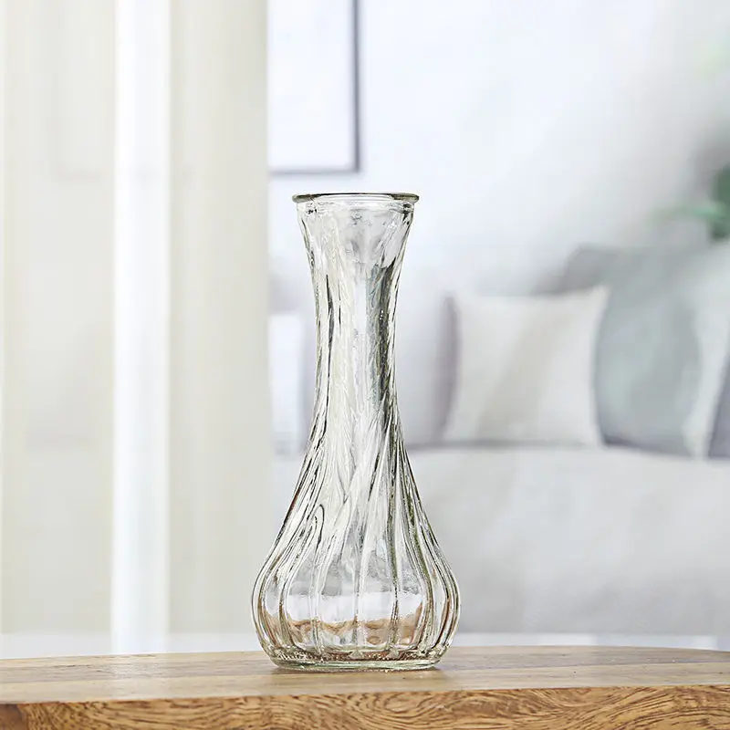 Nordic Vintage Vases High-end Home Decor Small Vases Glass Office Desktop Decor