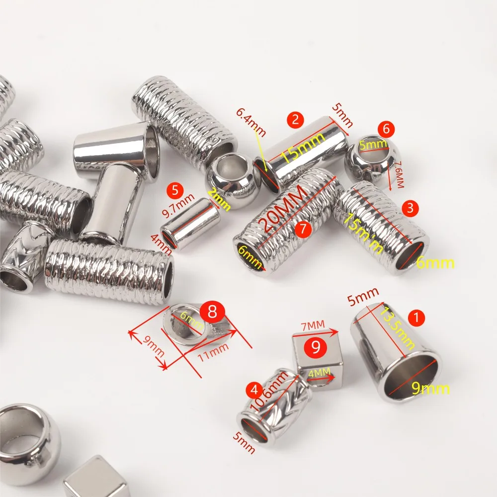 Factory Wholesale Metal Cord End Caps Stopper Custom Drawstring Pull Ends Stopper For Hoodie Accessories