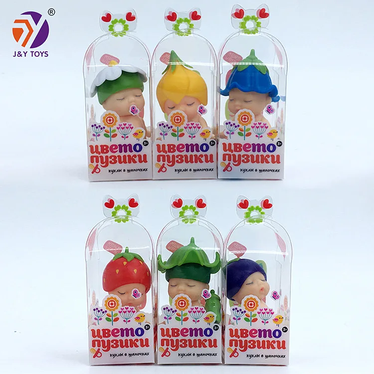 Wholesale cheap kids cute doll soft plastic toys 24pcs mini soft silicone newborn baby doll