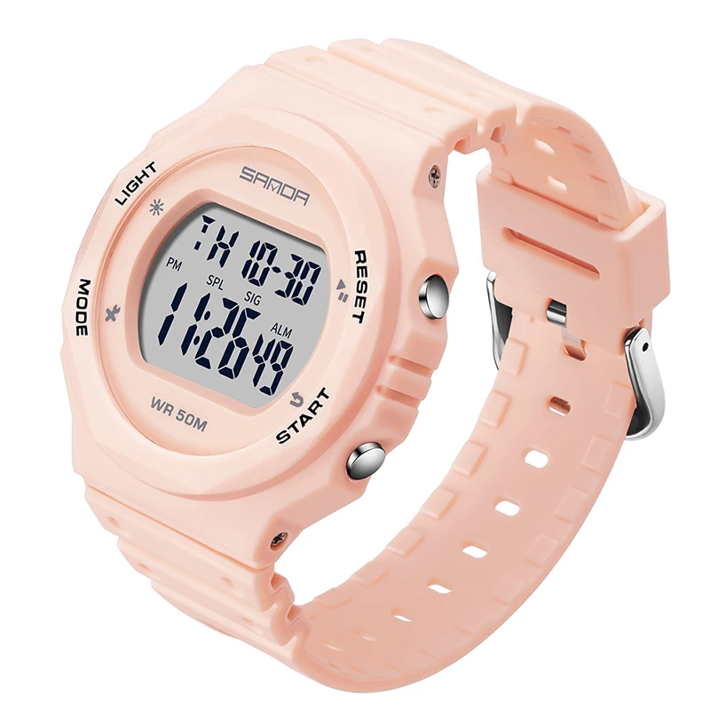 Multifunctional Luminous Waterproof Unisex LED Display Digital Watch Fashion Casual Outdoor Sports Watches for Women and Men