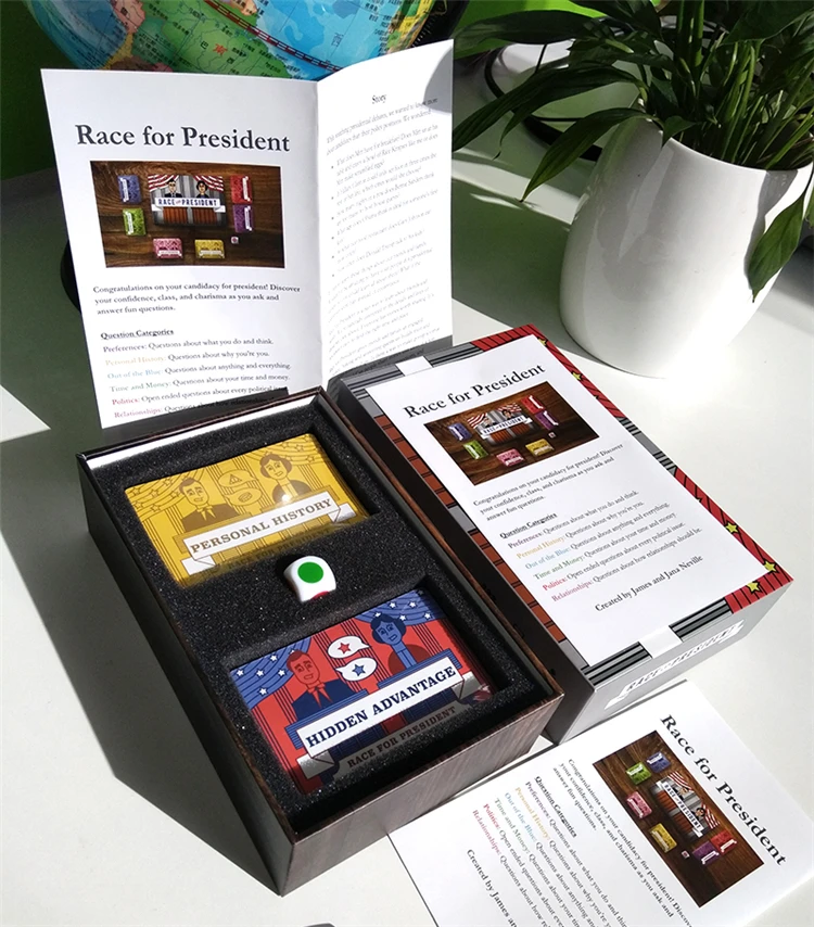 Custom printing Playing Game Cards Box Board game Box playing card packaging