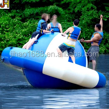 Inflatable Saturn Rocker Water Toy Floating Crazy Water Games
