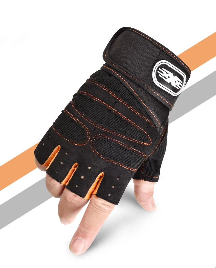 wholesale custom gym gloves weight lifting body building training fitting cycling gym equipment sport fitness gloves