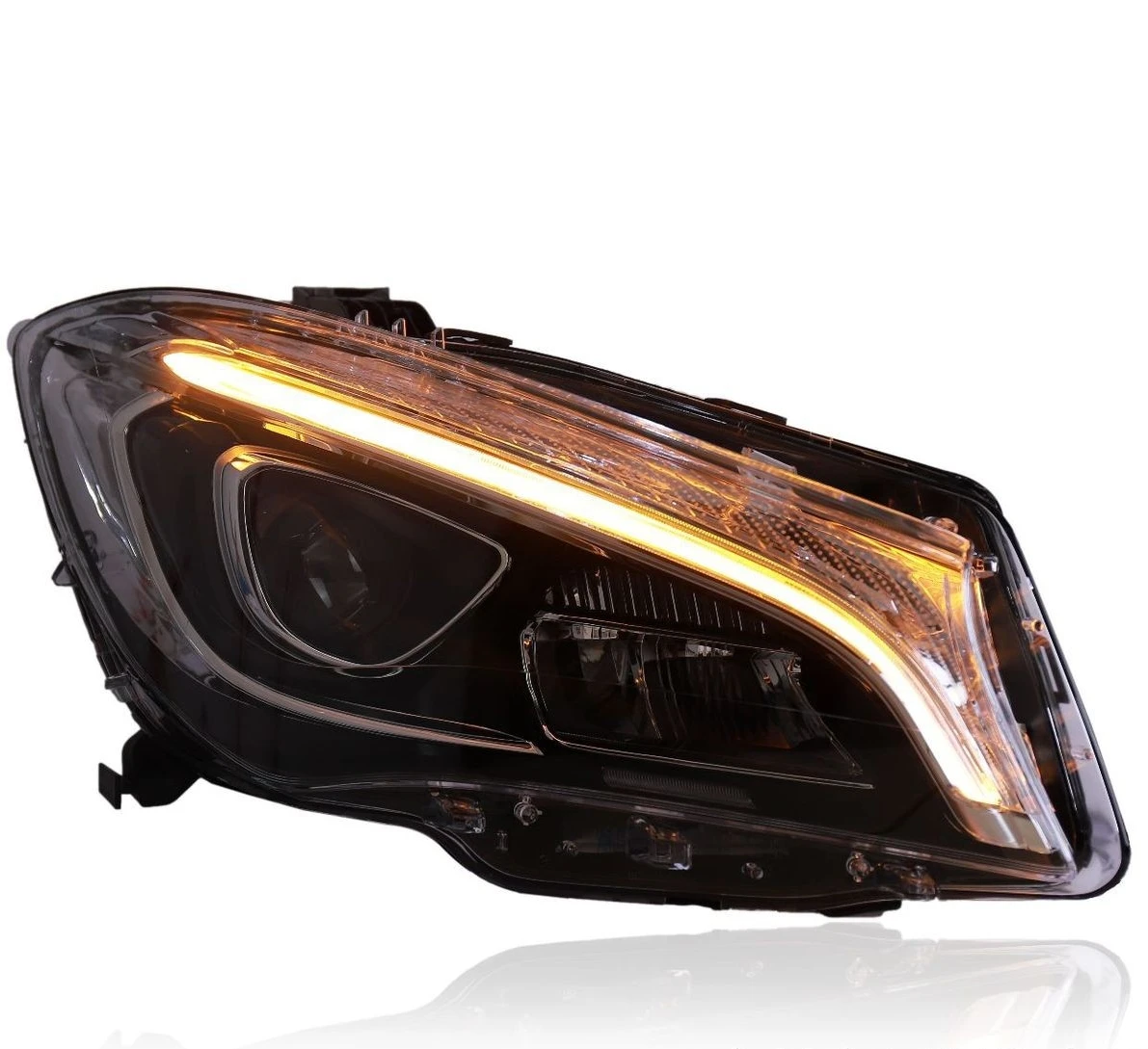 USD 299 one side one piece New LED Car headlight RIGHT LEFT CAR Light for For Mercedes Benz W117 CLA Class 2014-2019