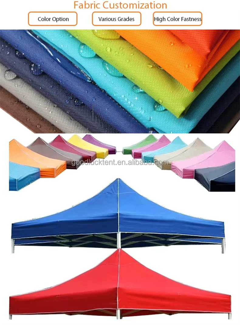 10x10 Custom Steel Canopy Tent Pop Up for Trade Show Events Outdoor Advertising Portable and Waterproof Foldable Gazebo for sale