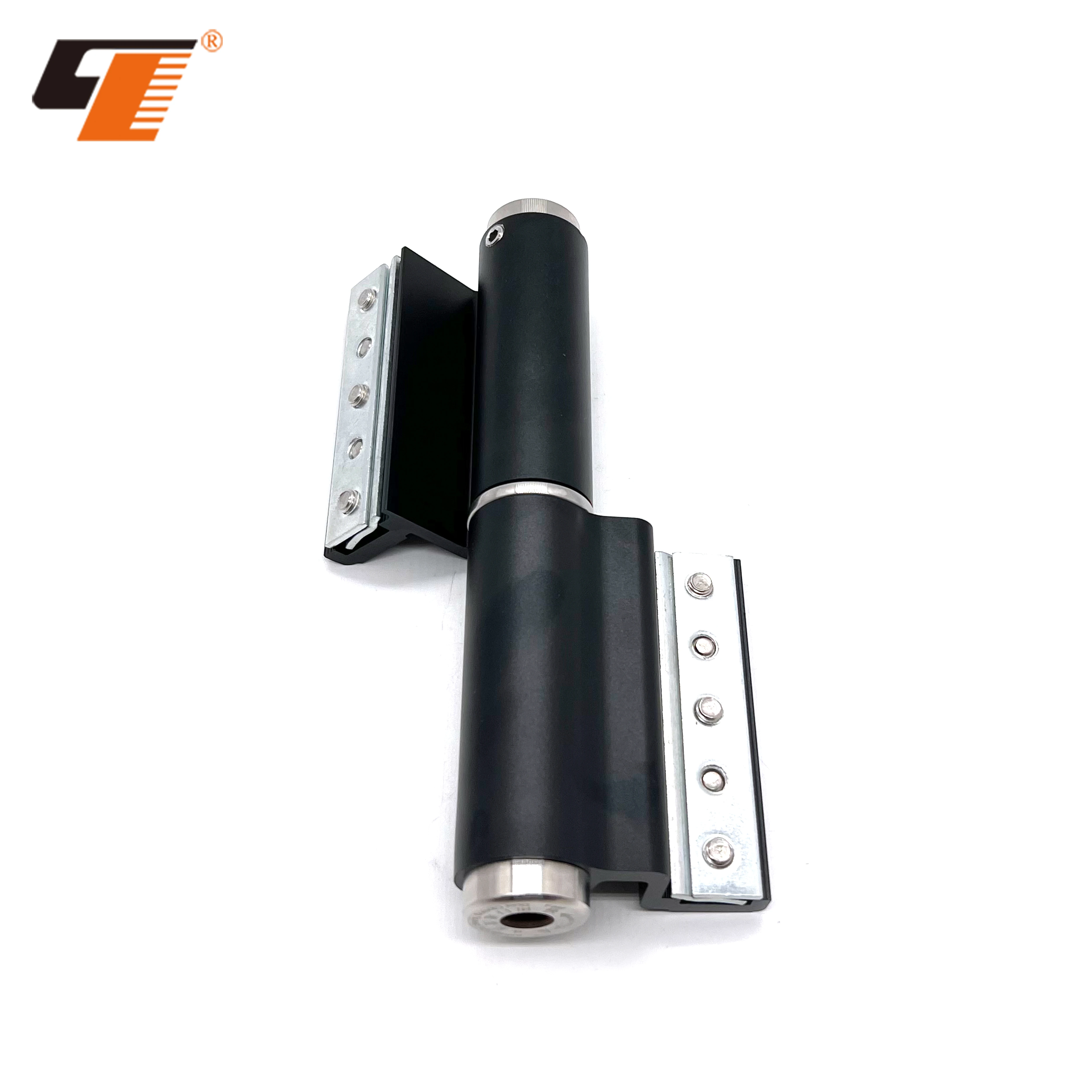 Electrophoretic Black Heavy Duty Concealed Door Hinge Aluminum Door Commercial Adjustable Hydraulic Hinge
