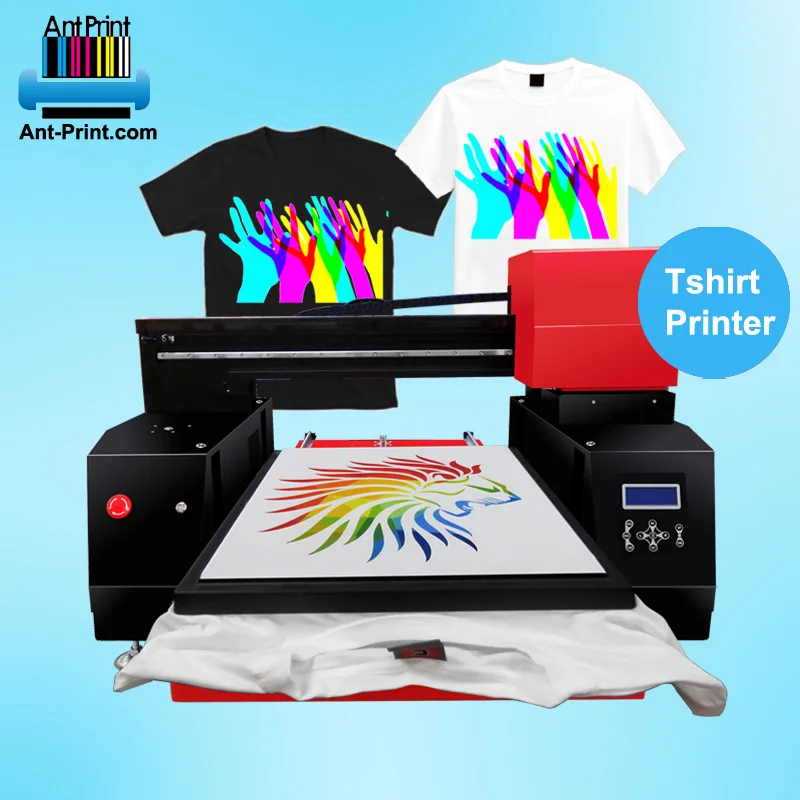 Industrial 9060 dtg printer a1 digital sports tshirt printing machine for different polyester cotton dtg printer
