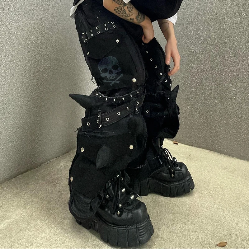 DiZNEW denim jeans custo straight jeans are popular on the streets of Europe and America