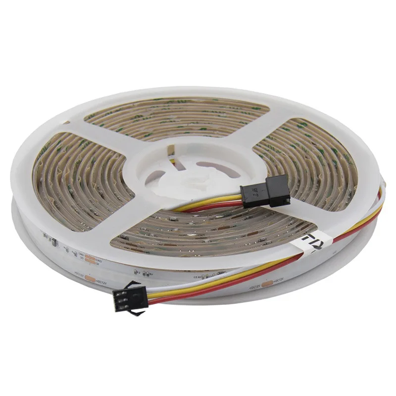 Гибкая Светодиодная лента RGB RGBW RGBIC бегущая вода smd 12 В 24 IP20 IP65 IP68 водонепроницаемая для украшения
