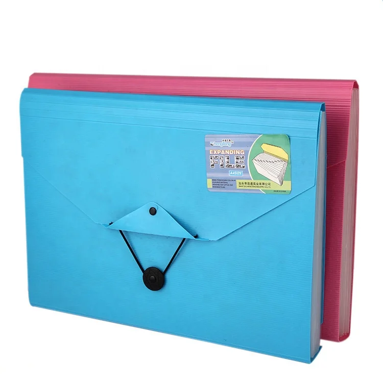 office supplies workable price a4 expandable folder pp plastic concertina file