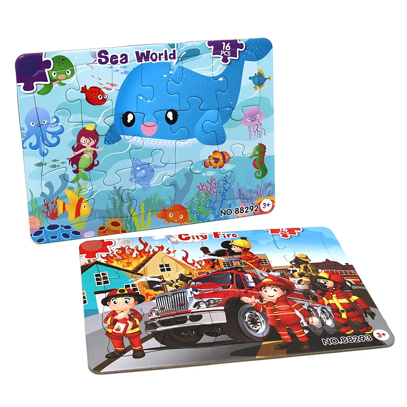 Printable aper floor jigsaw puzzle a2 a3 a4 a5 a6 custom shaped cardboard sublimation puzzle blanks kids toy maker manufacturers