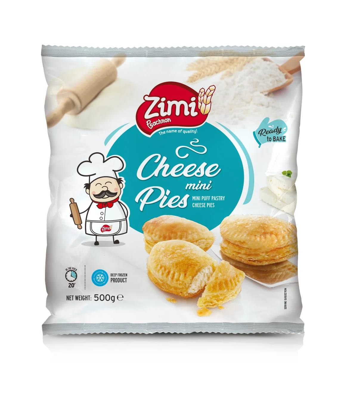 
 FETA CHEESE MINI PIES 500 г, выпечка-фонарик  