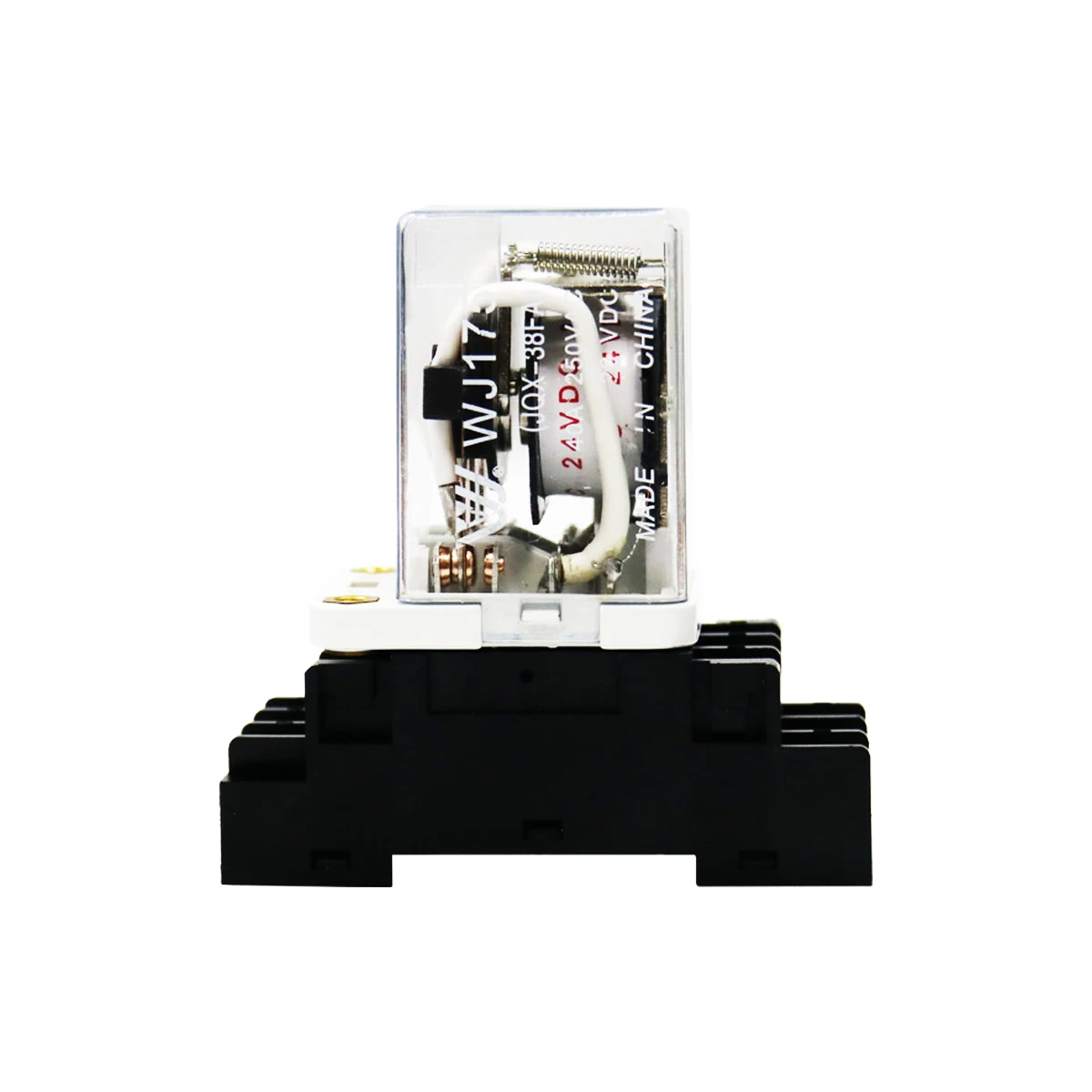 40ampere general purpose relay JQX-38F 40a relay silver alloy contact transparent 3 Phase Control protector 12v relays