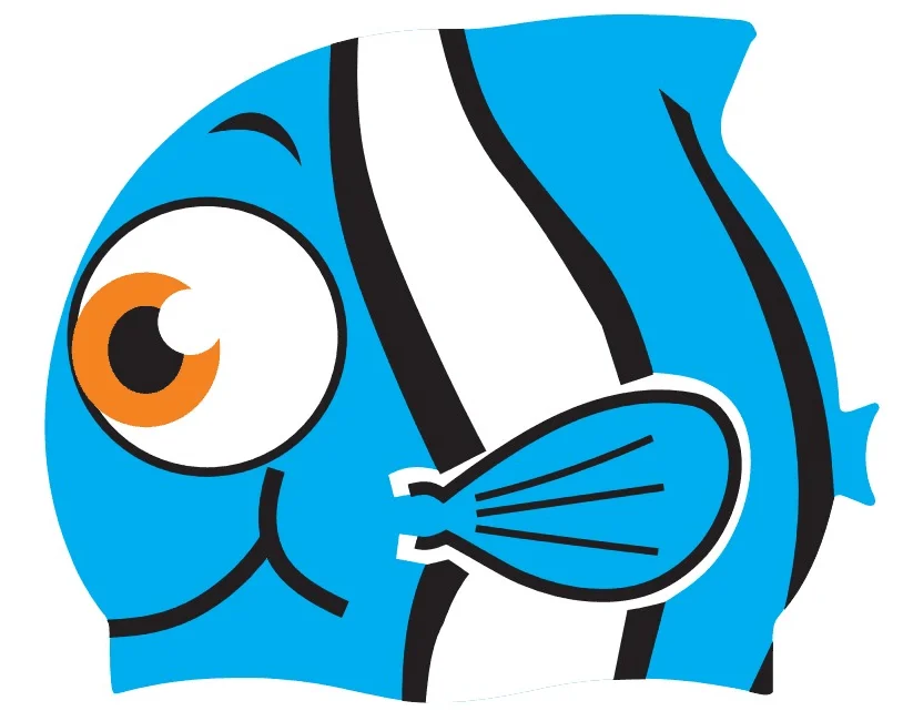 Manufacturers Custom Printed  Kids Swim Caps Water Sports Cartoon Diving Caps For Swimming Caps Kids