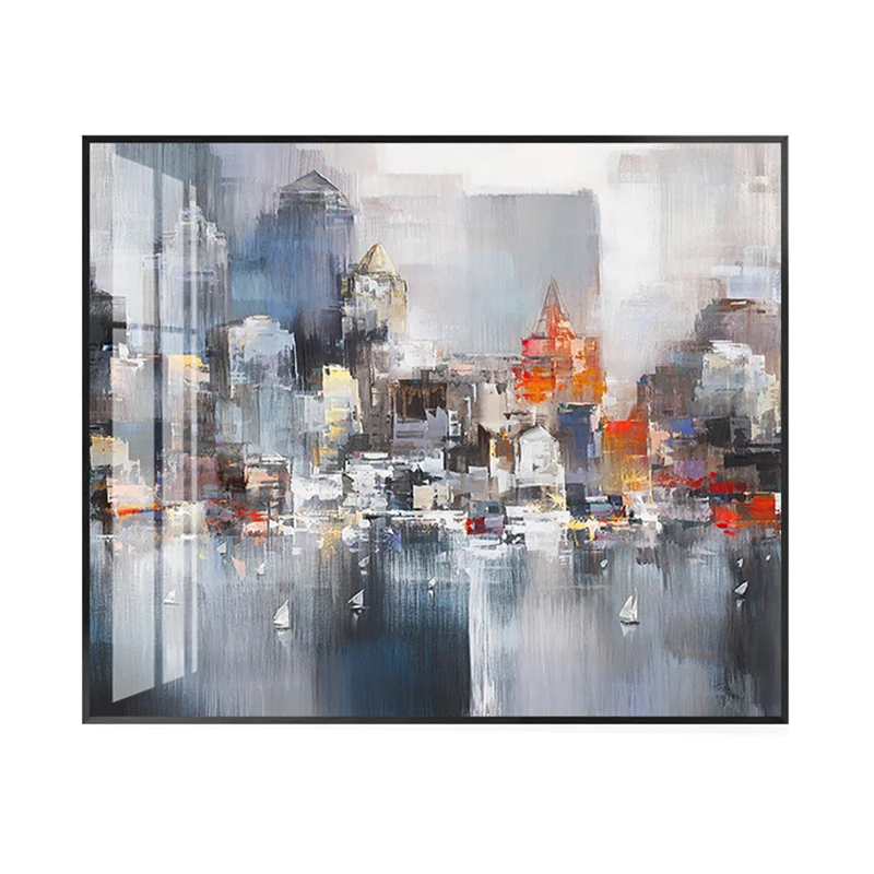 Decorative paintings Large Stock Wall Art Painting Nordic mural Decorative paintings abstract electric meter box