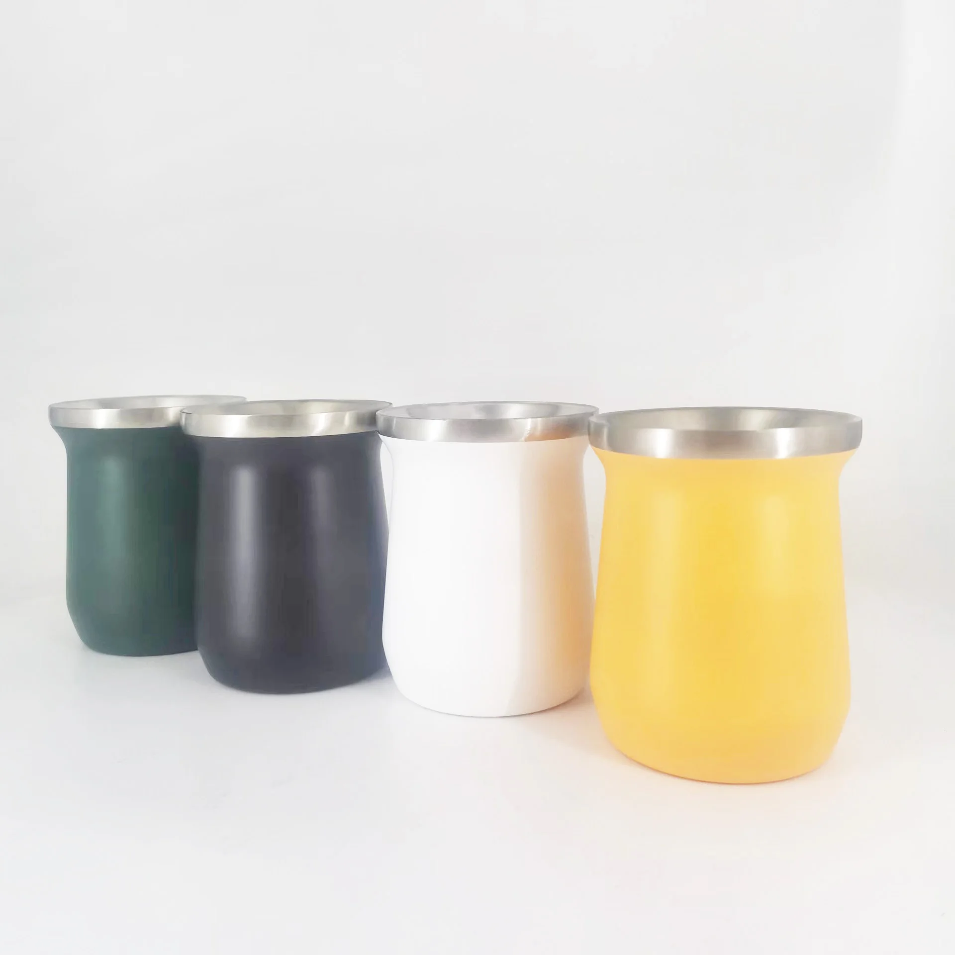 RTS Factory Stanley Newest Hot sale 230ml South America 18/8 Double wall 304 stainless steel Yerba mate cup with Bombilla Straw