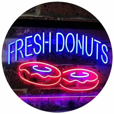 donuts  Neon Lights Signs for Wall Decor  LED Tube Sign for Decoration  electronic signs