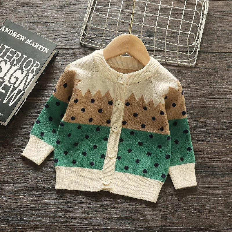 2024 Autumn New OEM / ODM Colorful Long Sleeve Loose Baby Sweaters Pullover Child Girls Baby Kids Knitted Sweater Top