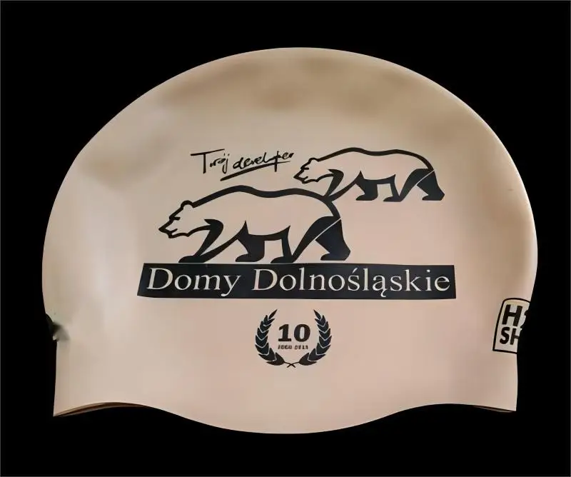 Lovely fish cartoon children silicone kids swimming cap eco-friendly custom swimming caps