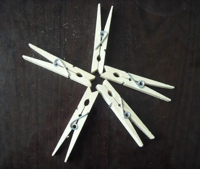 Home decor mini laundry bamboo clothes pin/peg/clip