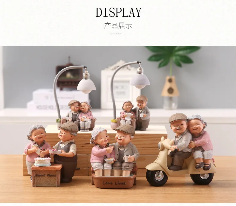 old man women young lover boy girl lady gentleman flat back resin for crafts