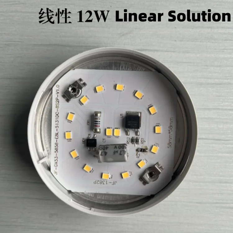 AC 230V GX53 Housing GX53 Linear Solution Portable Led Lamp 12w SMD LED Light Bulb for Home Use