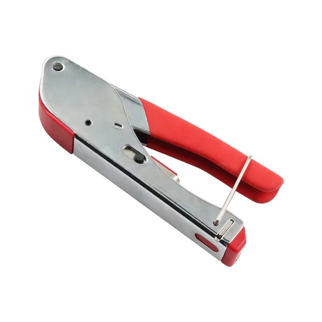 Coaxial cable RG6 RG6 Quad and RG59 Coax Compression Crimp Tool  Coaxial Network Cable Crimp Tool