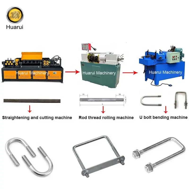 Automatic Hydraulic U Bolt Bending Production Equipment U bolt Making Machine