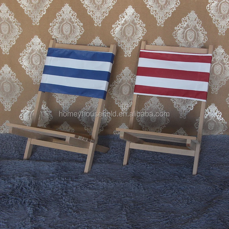 
Modern Simple Small Size Deck Chair Wooden Furniture 