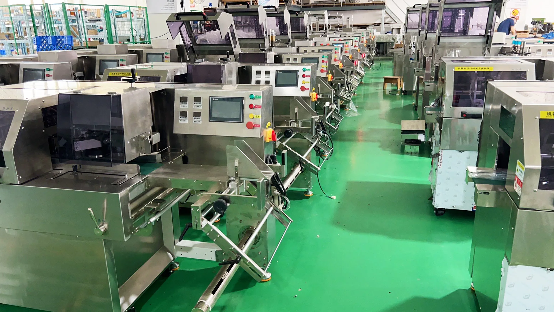 Automatic Reciprocating motion film running high speed fresh vegetables fruits food packing machine