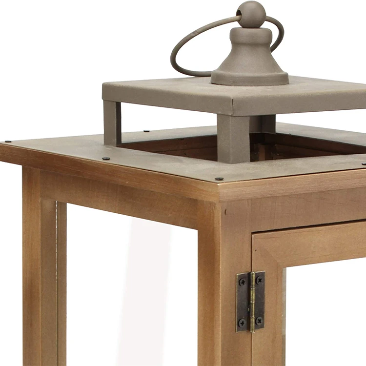 New Inventions Tidy Indestructible Simple Wood Lantern