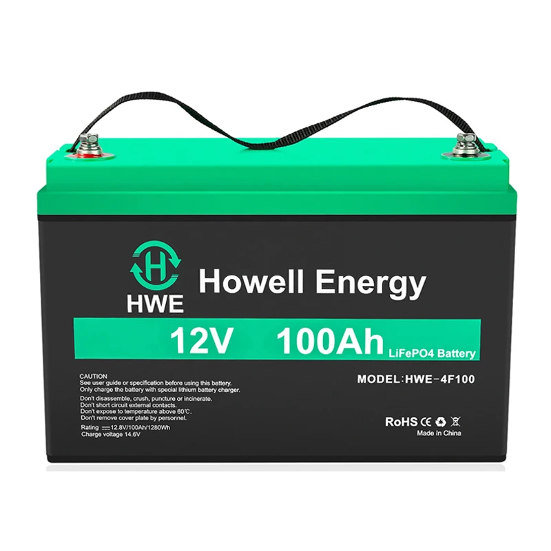 Portable Lifepo4 Battery 12v 100ah for Solar Energy Storage System