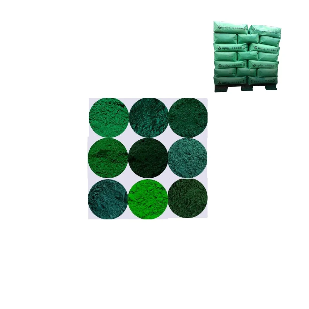 Paint plastic concrete industrial  iron phthalein  green iron oxide pigment price/iron oxide art green