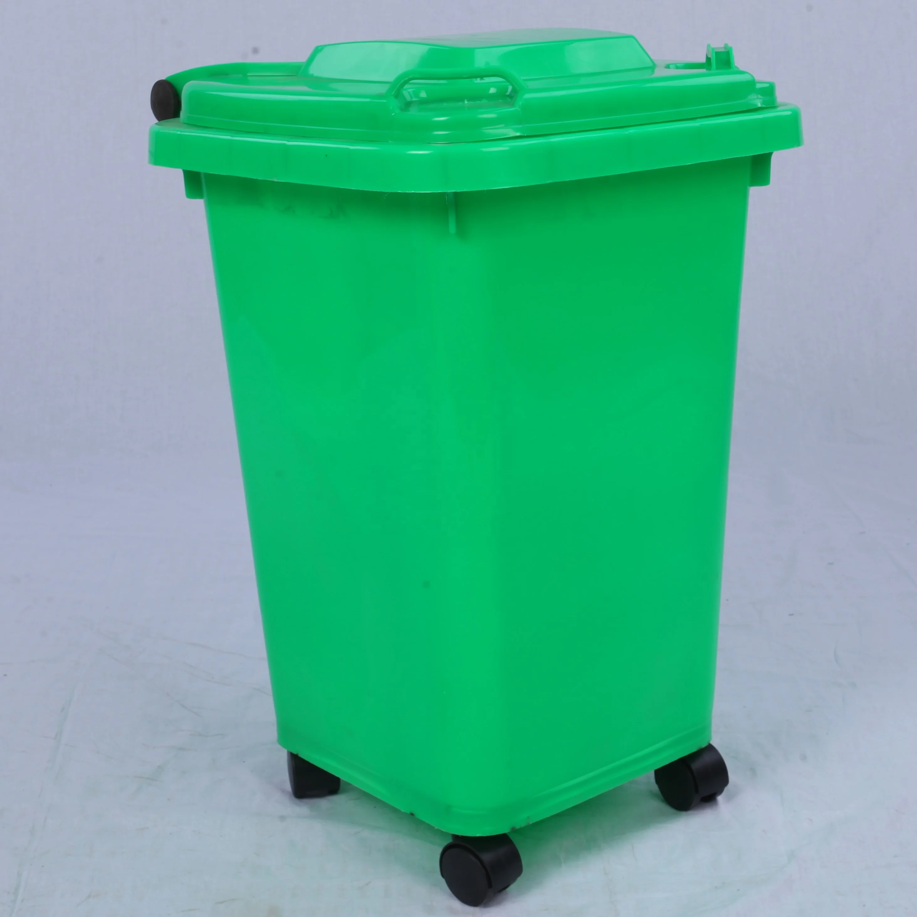 China HUIGOR Industrial Hospital Outdoor Plastic Wheelie Bin Mobile Garbage Trash Can with Wheels 120L 240L 360L 660L 1100L