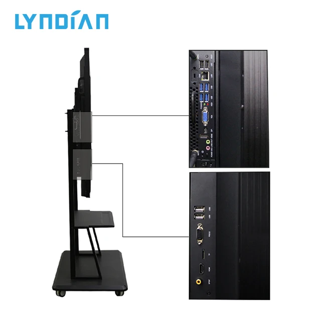 
LYNDIAN 55-100 inch interactive digital whiteboard touch screen panel smartboards for school 